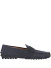 Tod's Gommino Suede Loafers In Blue