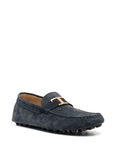Tod's Flat Shoes In Blue