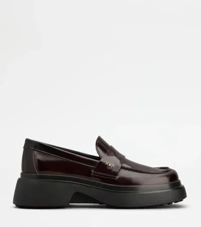 Tod's Flat Shoes In Brown