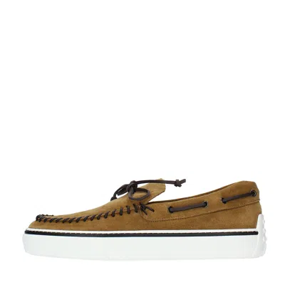 Tod's Flat Shoes Brown In Marrone Marroni