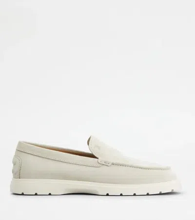 Tod's Flat Shoes In Grey