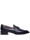 Tod's Sleek Leather Moccasins In Multicolor