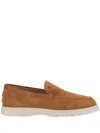 Tod's Leather Loafers In Multicolor