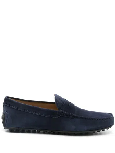 Tod's Flat Shoes In Blue