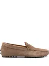 Tod's Men Gommino Suede Leather Loafers In Multicolor