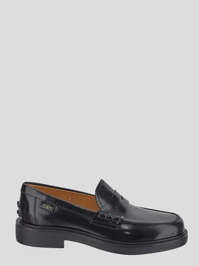 Tod's Patent Loafer In Black