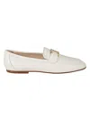 Tod's T Timeless Loafers In Leather In White