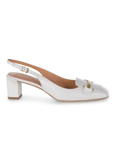 Tod's Flat Shoes In White
