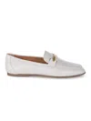 Tod's Flat Shoes In White