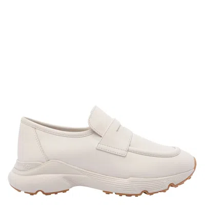 Tod's Flat Shoes In White