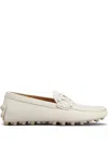 Tod's Gommino Leather Mocassin In White