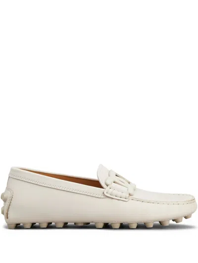 Tod's Flat Shoes In White