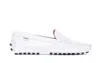 Tod's Gommino Embossed Slip-on Loafers In White