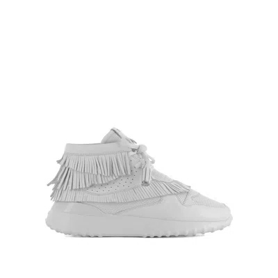 Tod's Flatform Hi-top Sneakers In Gray