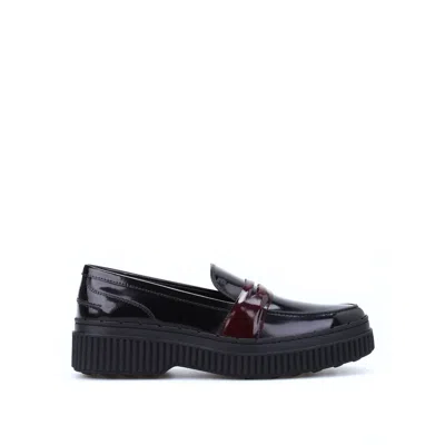 Tod's Flatform Loafers In Black