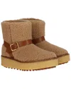 Tod's Tf Dnu  Shearling & Leather Platform Boot