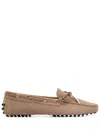 Tod's Gommino Driving Shoes In Beige