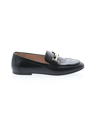 Pre-owned Tod's Flats In Black