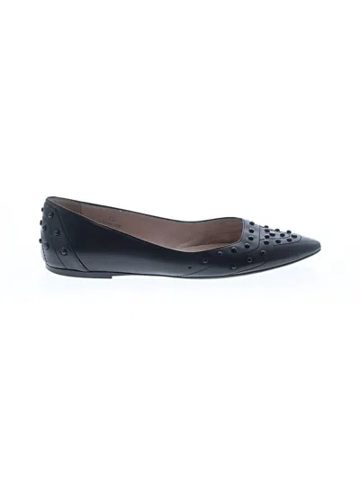 Pre-owned Tod's Flats In Black
