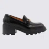 Tod's Leather Moccasin With Carrarmato Bottom In Black