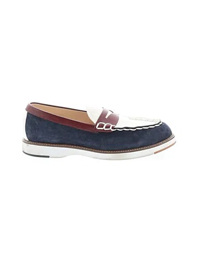 Pre-owned Tod's Flats In Blue