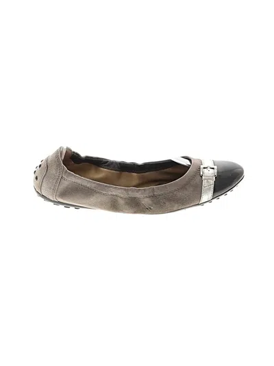 Pre-owned Tod's Flats In Gray