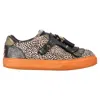 TOD'S TOD'S FRINGED SNEAKERS IN MULTICOLOR LEATHER