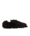 Tod's Gommino Sheep Fur Loafers In Brown