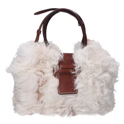 Pre-owned Tod's Fur Tote Bag () In Multi