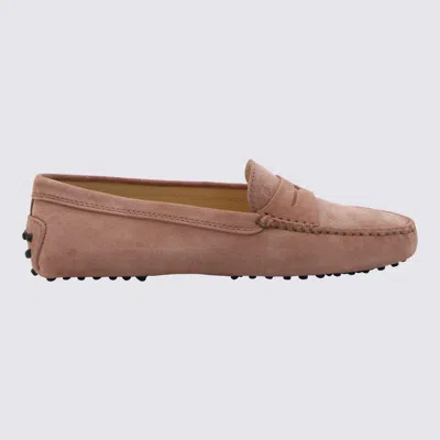 TOD'S TOD'S GLICIN SUEDE GOMMINI LOAFERS