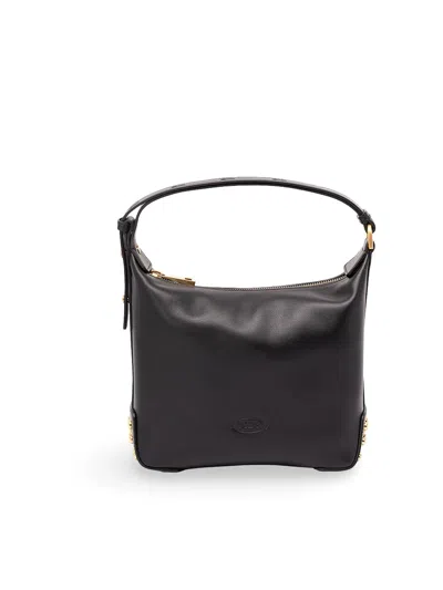 Tod's Gmt Mini Shoulder Bag In Black