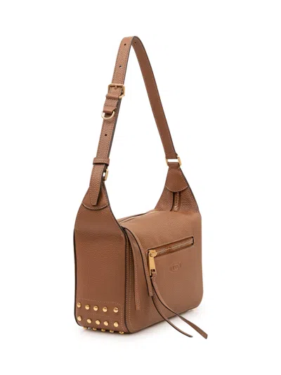 Tod's Tod`s  Gmt Mini Shoulder Handbag In Marrone Chiaro