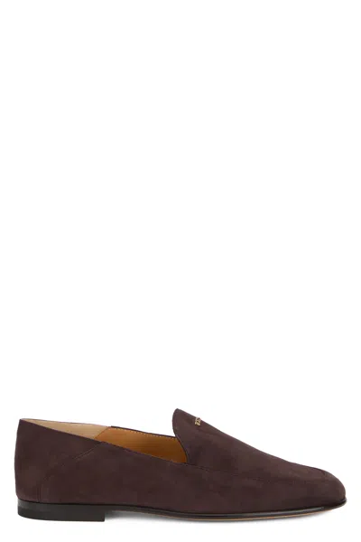 Tod's Goat Leather Loafer In Brown