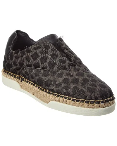 Tod's Gomma Canvas & Leather Sneaker In Black