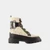 Tod's Gomma Catena Boots - Leather - Black In Black