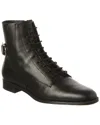 Tod's Gomma Leather Bootie In Black