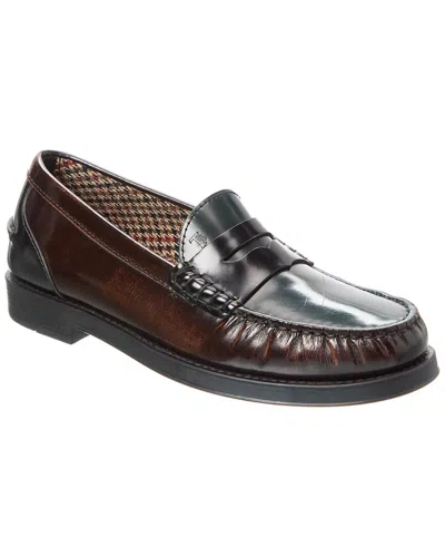 Tod's Gomma Leather Loafer In Black