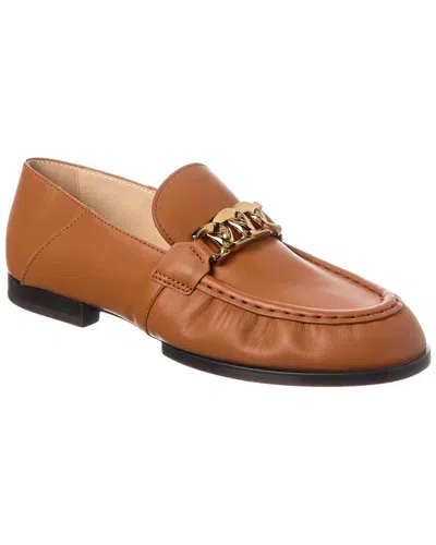 Tod's Gomma Leather Loafer In Brown