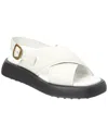 Tod's Gomma Leather Sandal