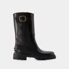 Tod's Flat Ankle Boots  Woman Color Black In Black