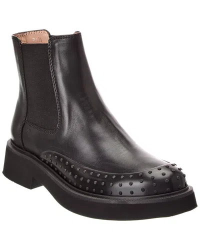 Tod's Gomma Suede Boot In Black