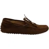 Tod's Gommino Driving Shoes In Suede In Brown