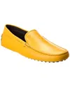 Tod's Gommini Leather Loafer In Yellow