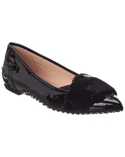 Tod's Gommini Patent Flat In Black