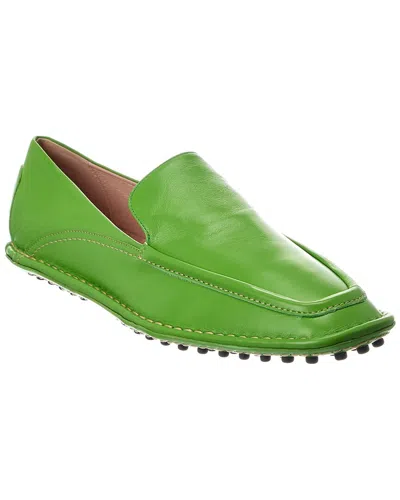 Tod's Gommino Audrey Leather Loafer In Green