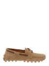 Tod's Beige Loafers In Cream