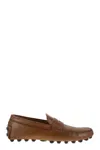 Tod's Gommino Bubble Leather Driving Moccasins In Brown