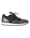 Tod's Gommino Detail Low-top Sneakers In Grey Suede In Grey