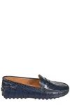 Tod's Gommino Driving Shoes In Leather In Navy
