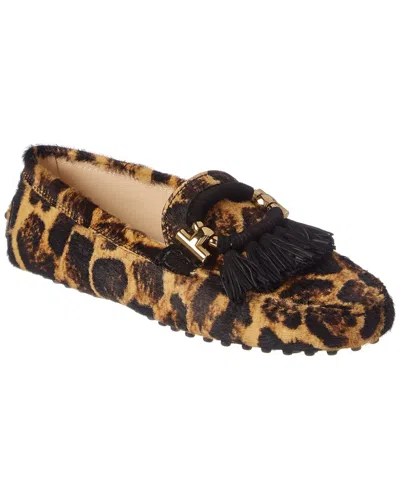 Tod's Gommino Haircalf Loafer In Black
